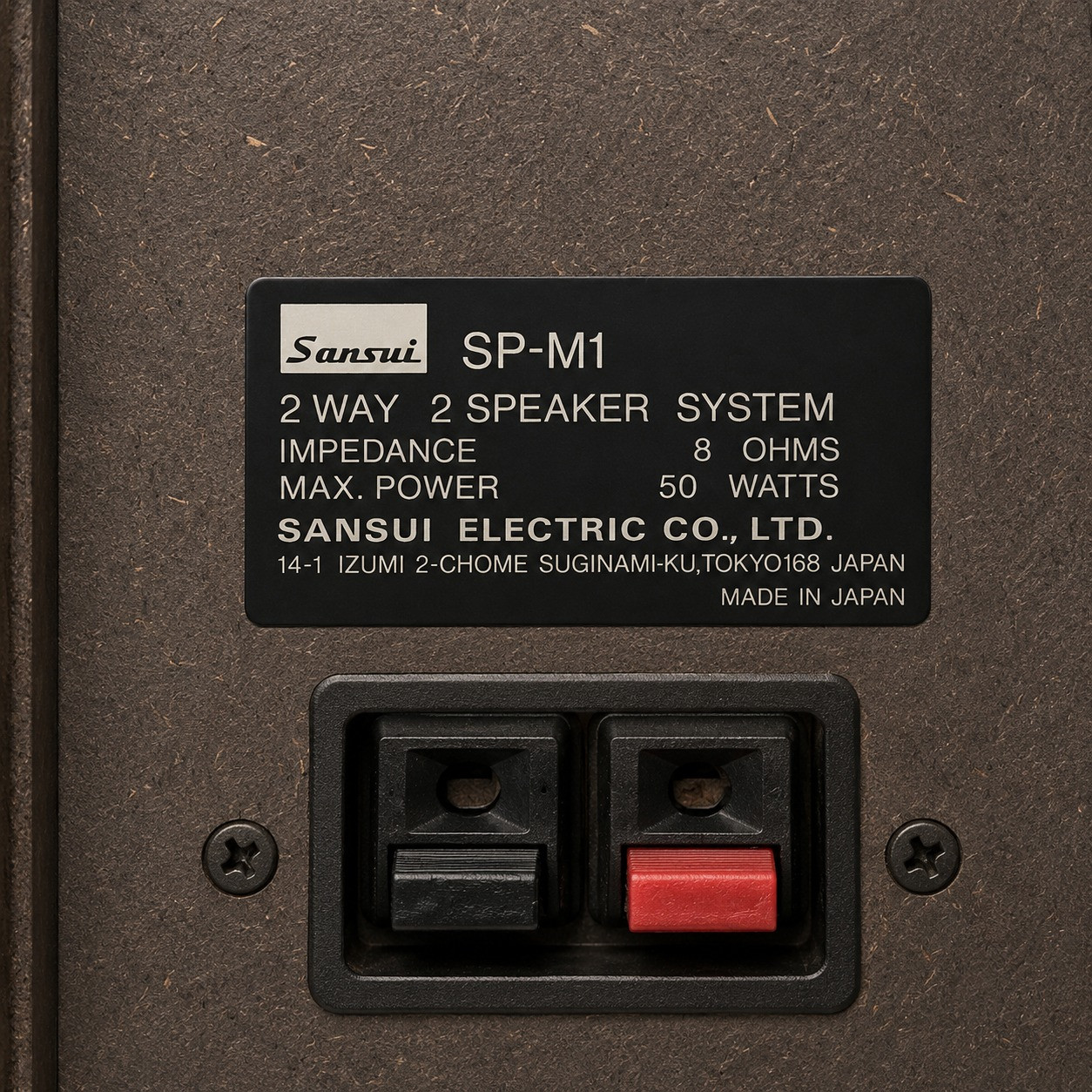 Sansui SP-M1 2 Way 2 Speaker