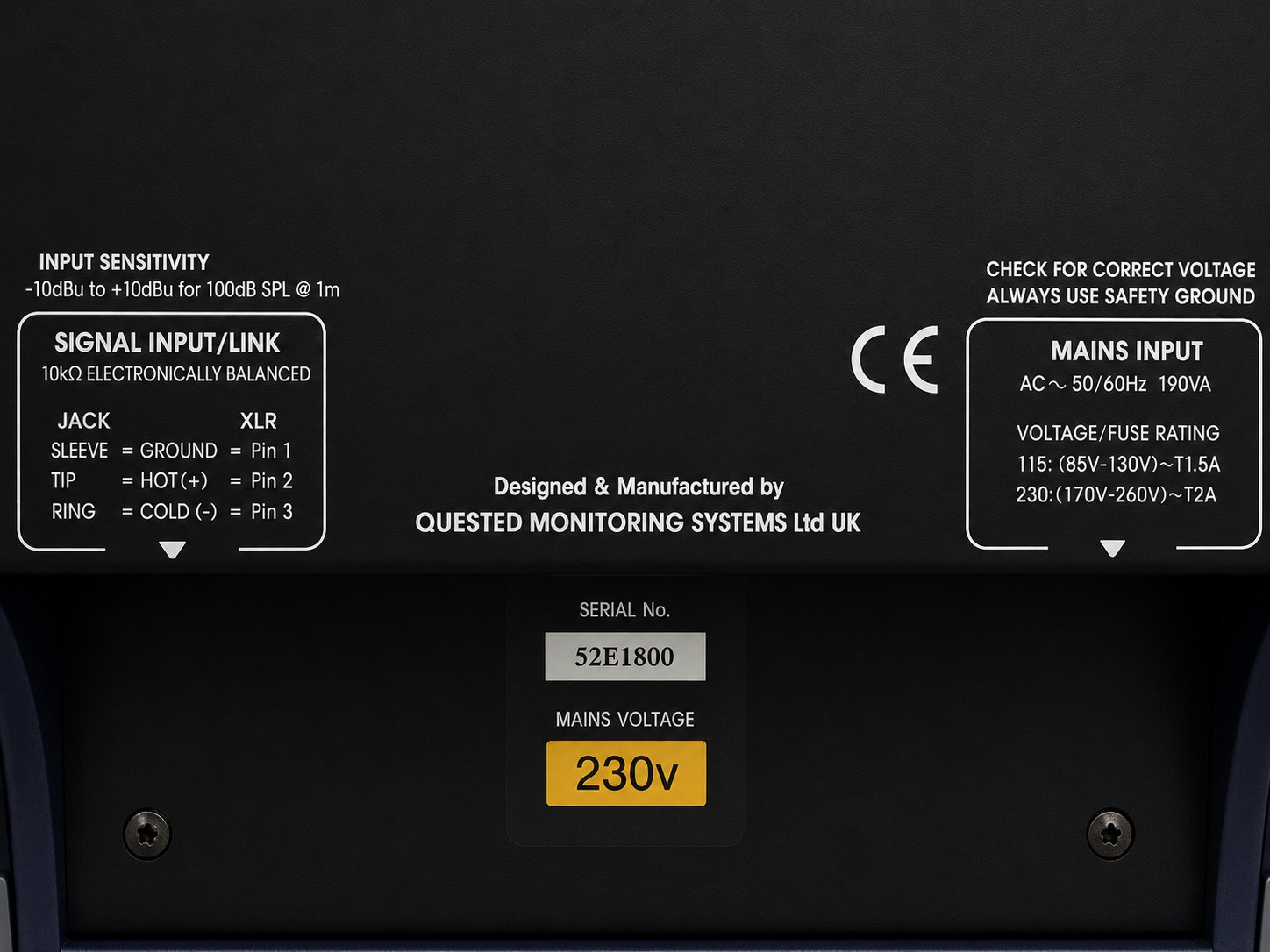 Quested F11 2 Way Active Monitor