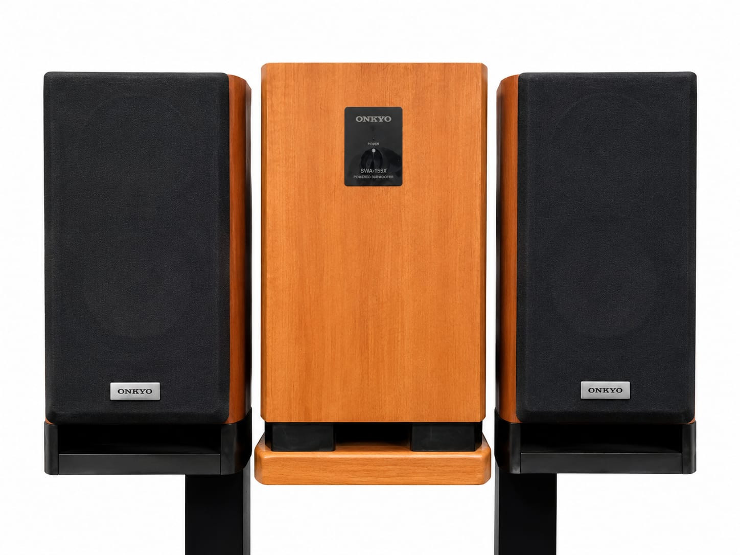 Onkyo SWA-155X Powered Subwoofer with D-N9BX Speakers