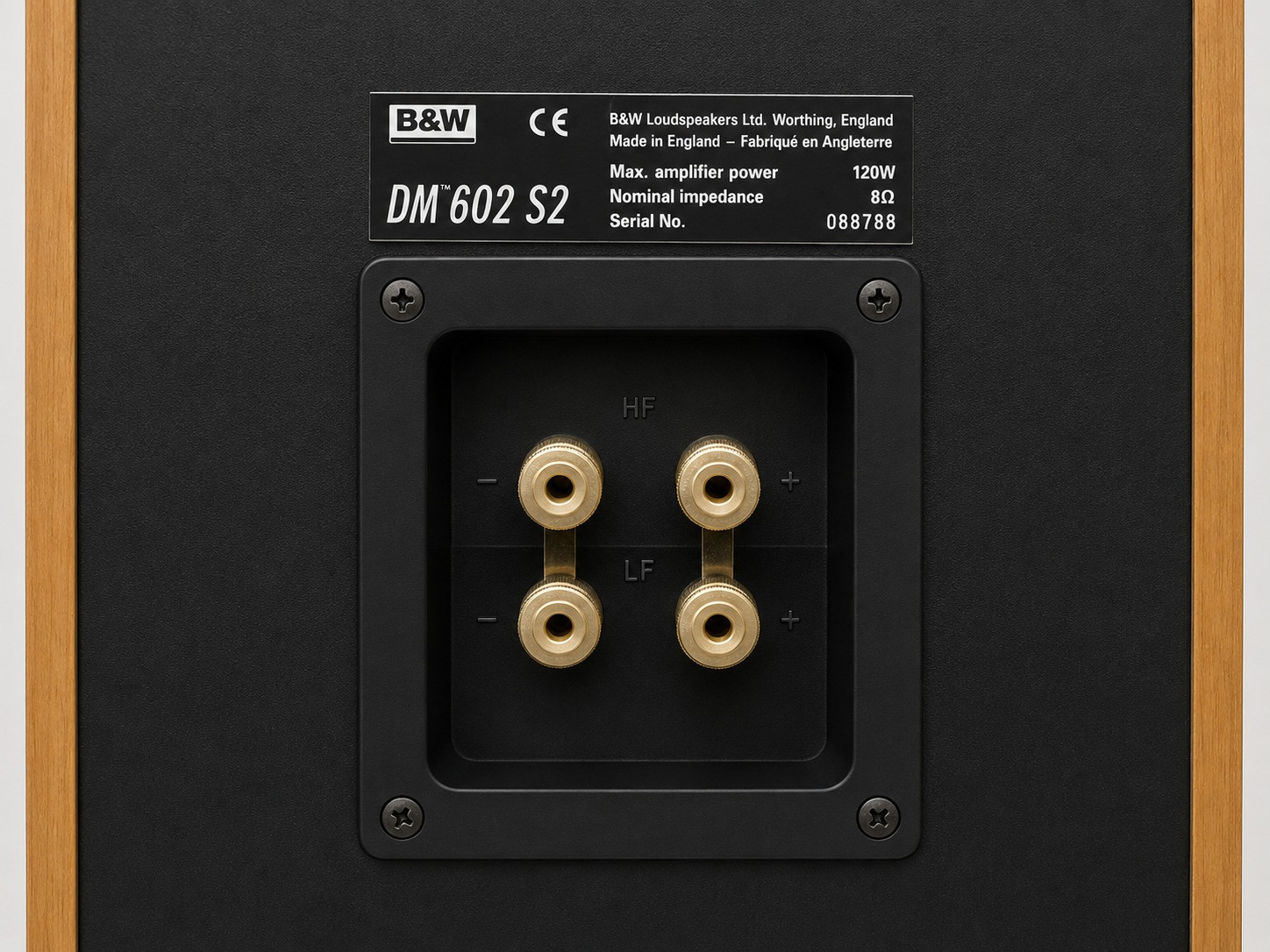 BW DM602 S2 speakers