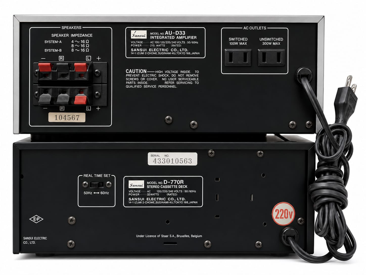 Sansui D-33Sansui D-770R