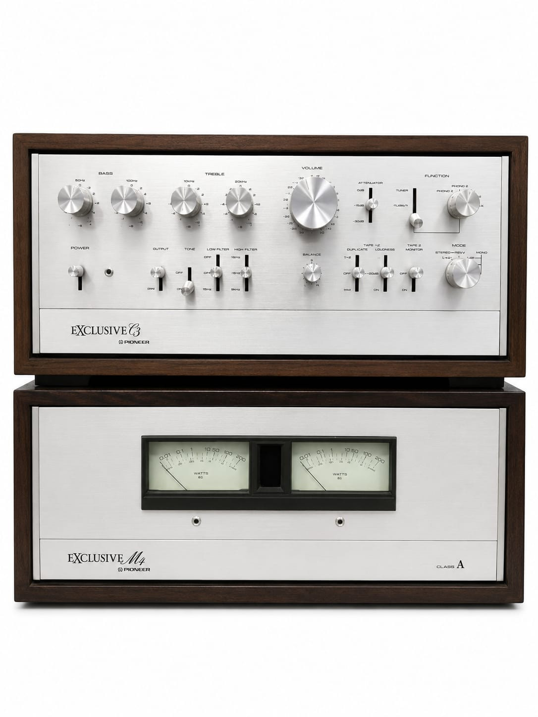 Exclusive pioneer C3  M4 pre power amplifier