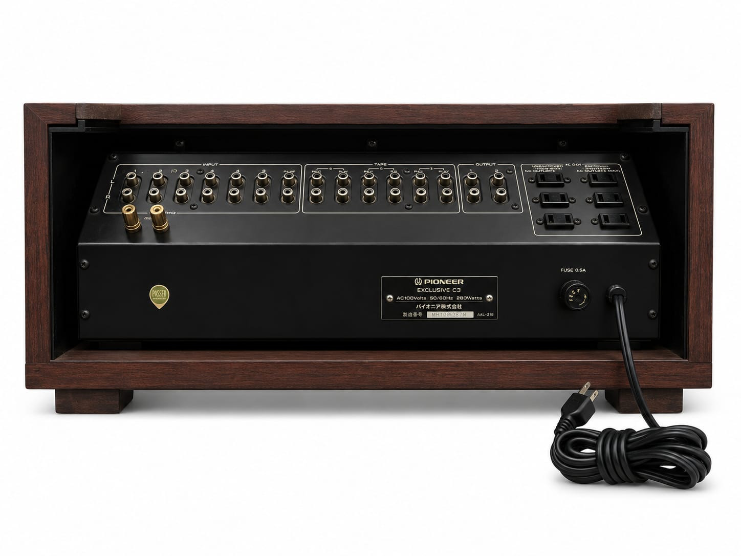Exclusive pioneer C3  M4 pre power amplifier