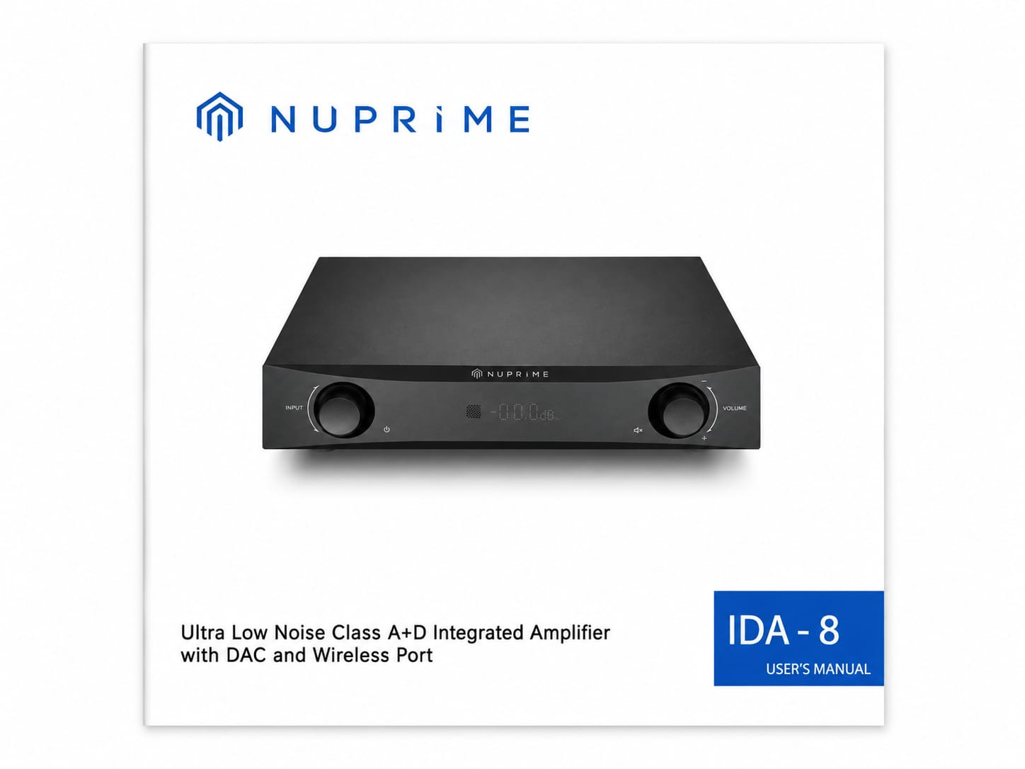 Nuprime IDA-8 class AD Integrated Amplifier with DAC and wireless PORT
