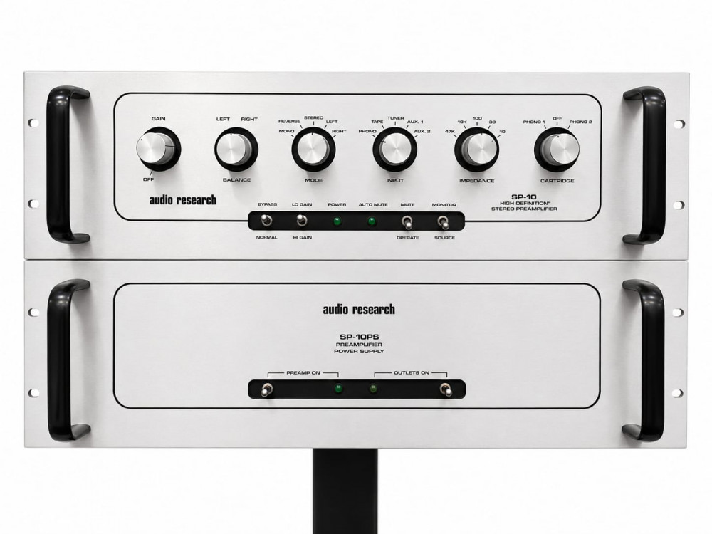 Image of Audio research SP-10 pre amplifier, SP-10S pre amplifier Power supply