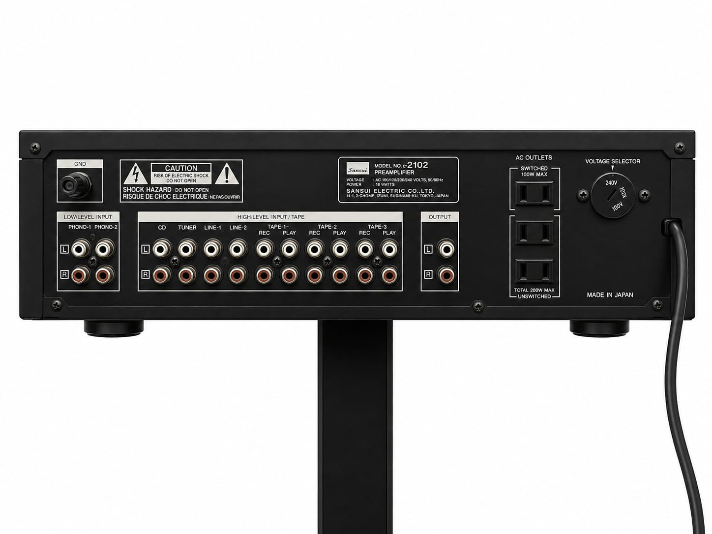 Sansui stereo control amplifier C-2102