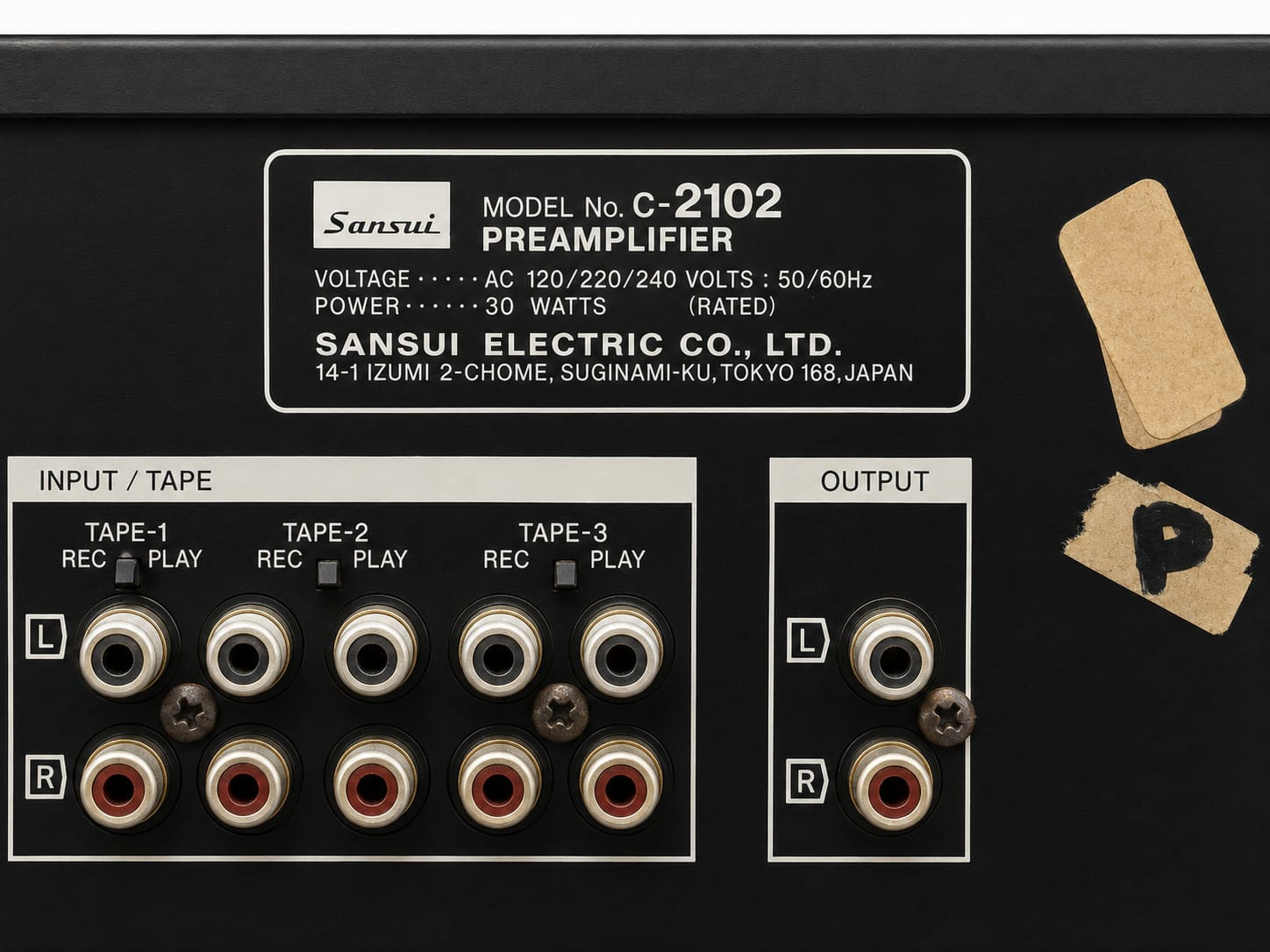 Sansui stereo control amplifier C-2102