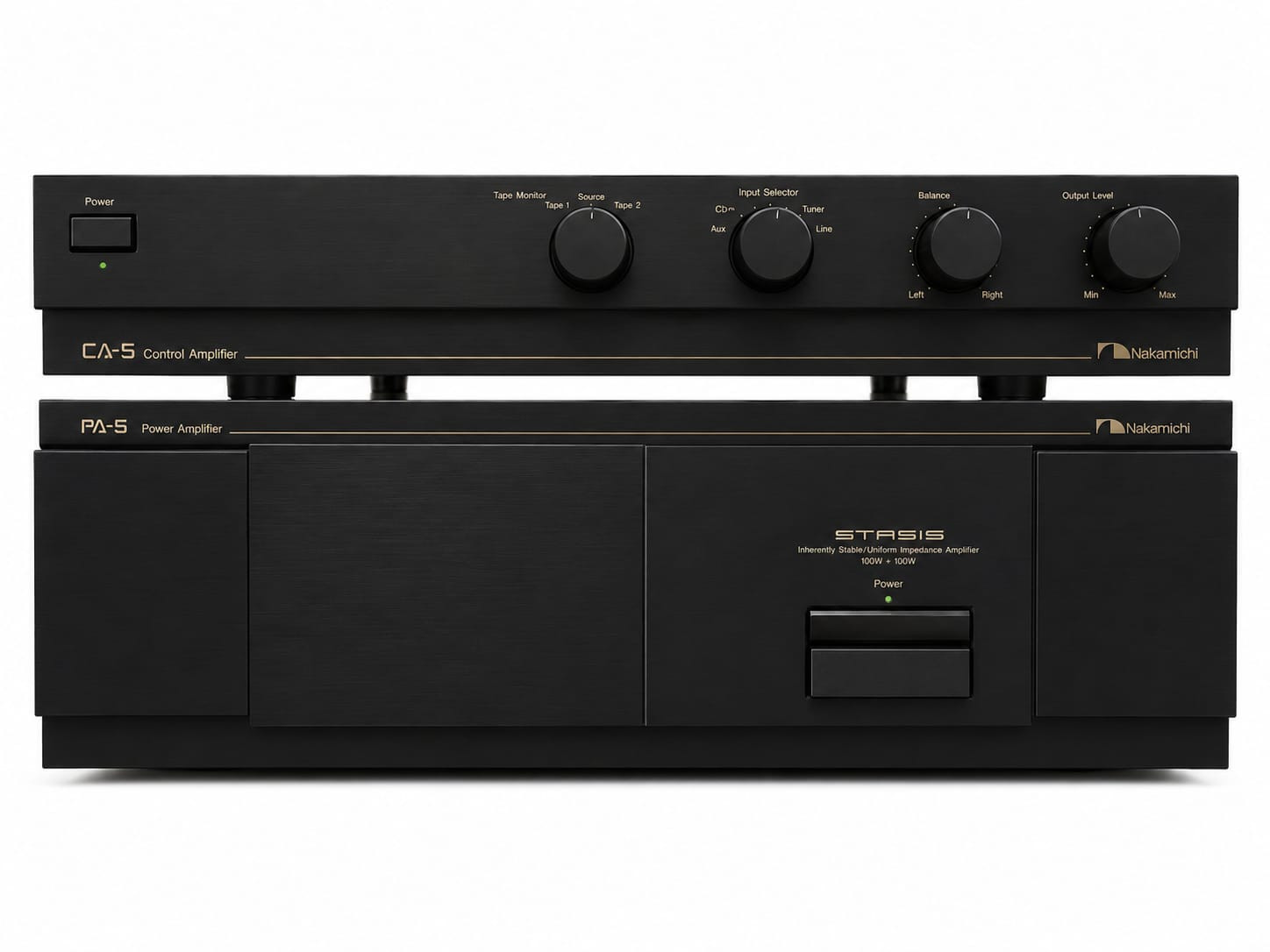 Nakamichi CA-5 Control amplifier PA-5 Power amplifier