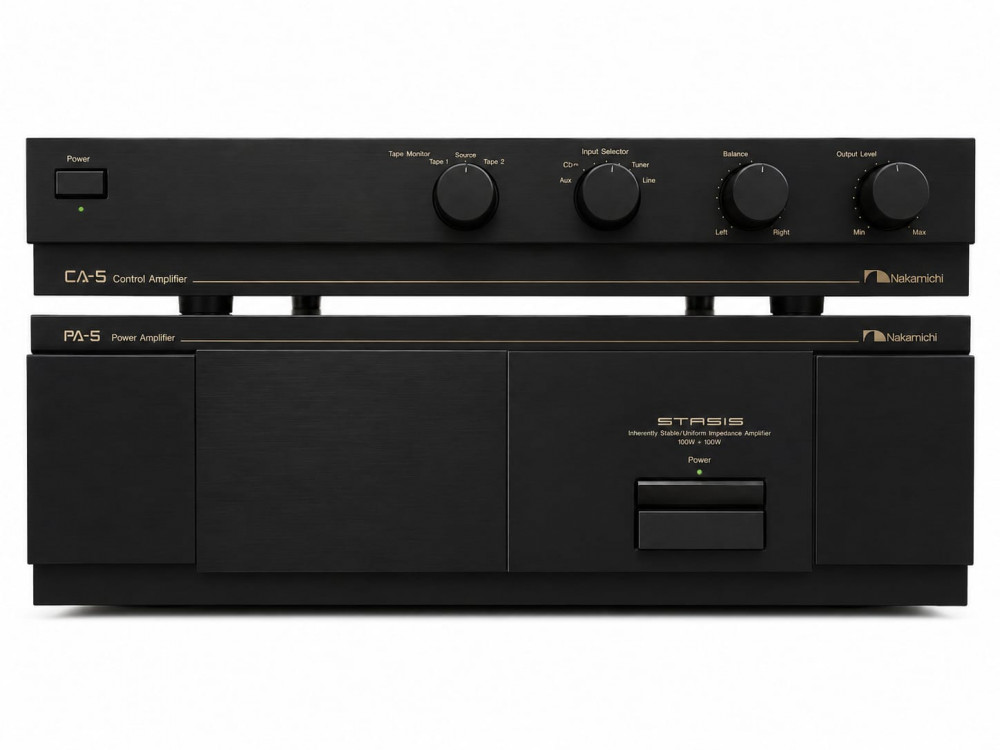 Image of Nakamichi CA-5 Control amplifier, PA-5 Power amplifier