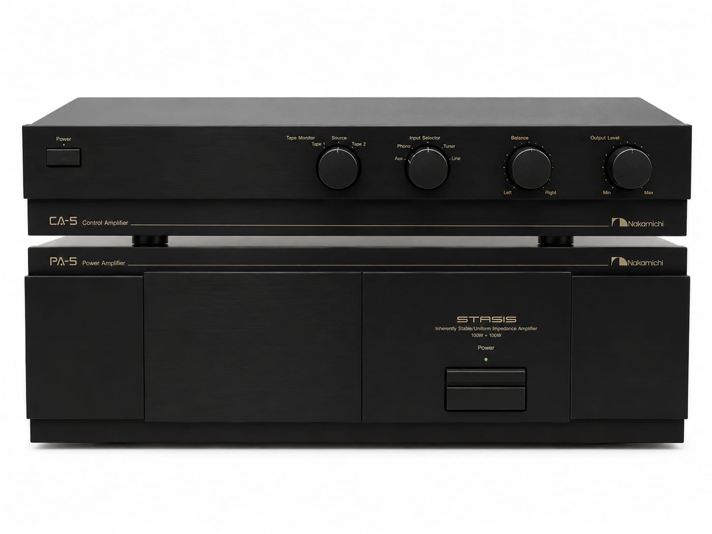 Nakamichi CA-5 Control amplifier PA-5 Power amplifier