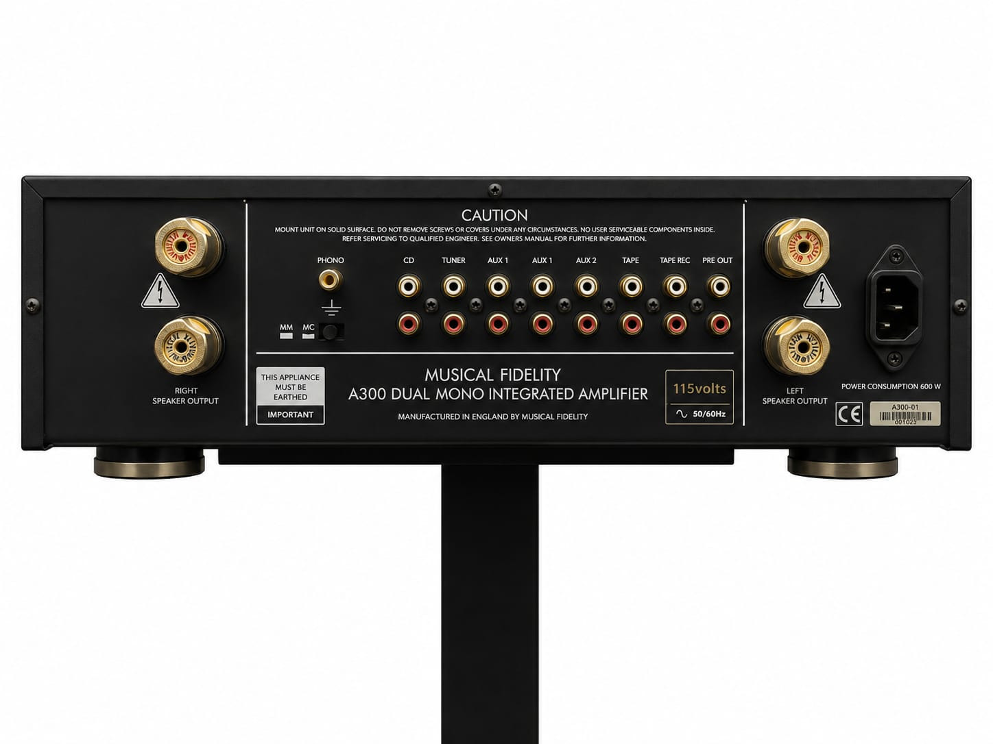 Musical Fidelity A300 mono integrated amplifier