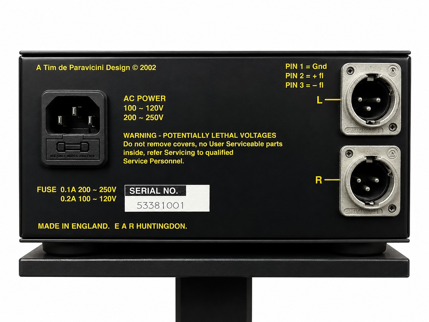 Ear 324 phono pre-amplifier