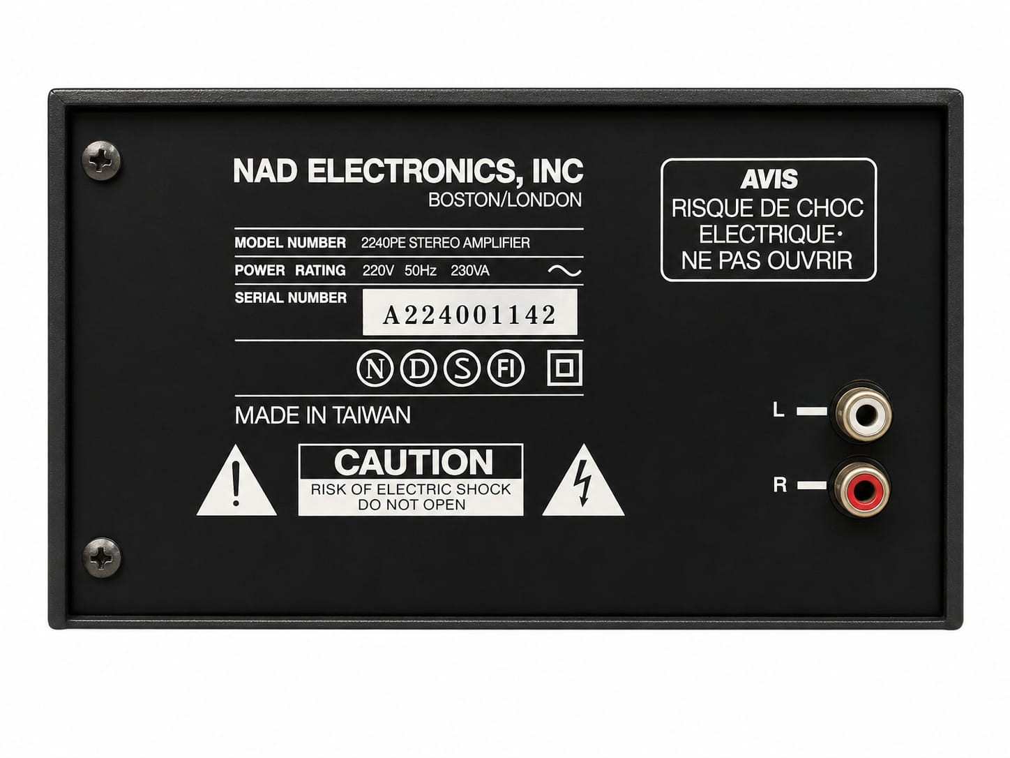 Nad 3240PE stereo amplifier Nad 2240PE stereo power amplifier