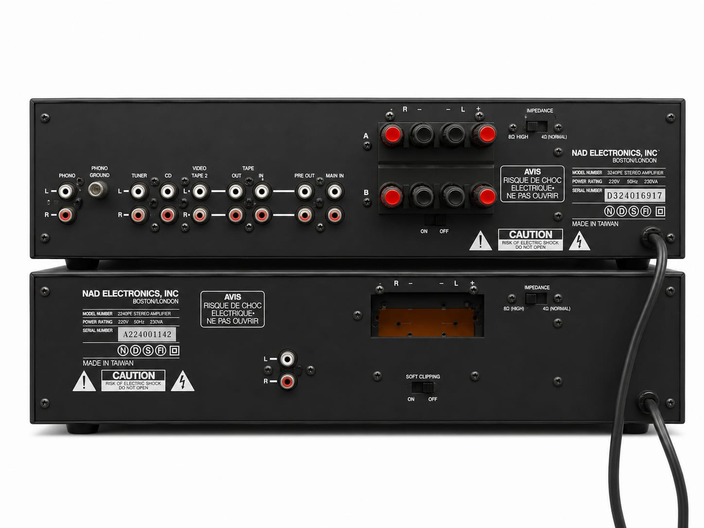 Nad 3240PE stereo amplifier  Nad 2240PE stereo power amplifier