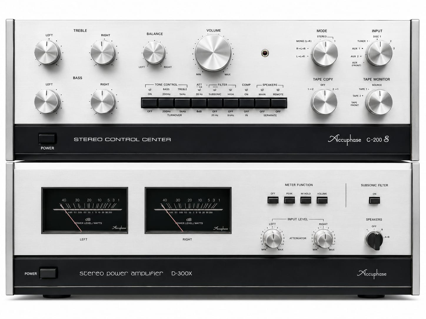 Accuphase C-200 and Accuphase P-250