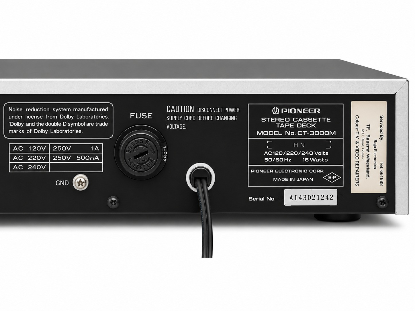 Pioneer CT3000M
