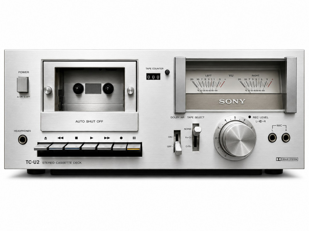 Image of Sony stereo cassette deck TC-U2