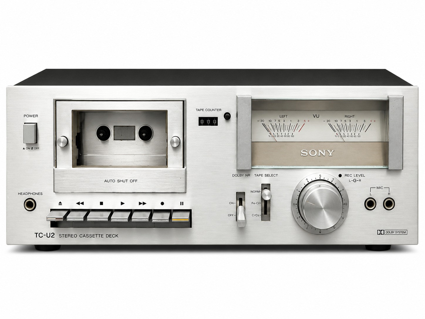 Sony stereo cassette deck TC-U2
