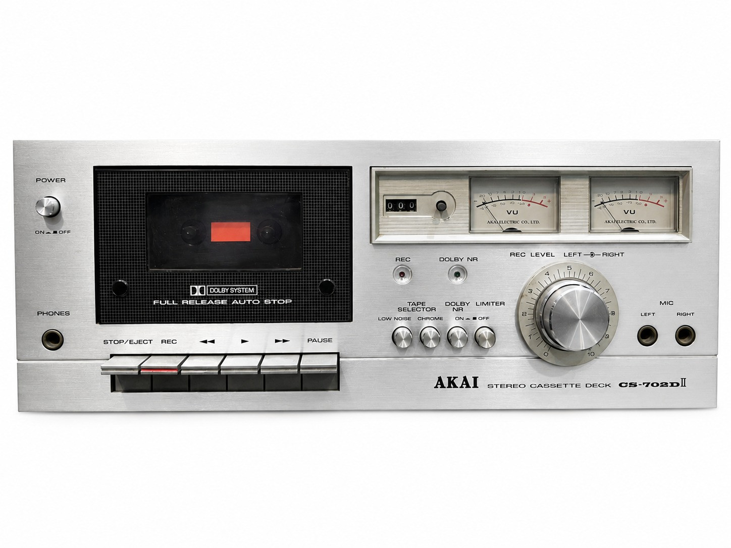 Akai stereo cassette deck CS-702DII