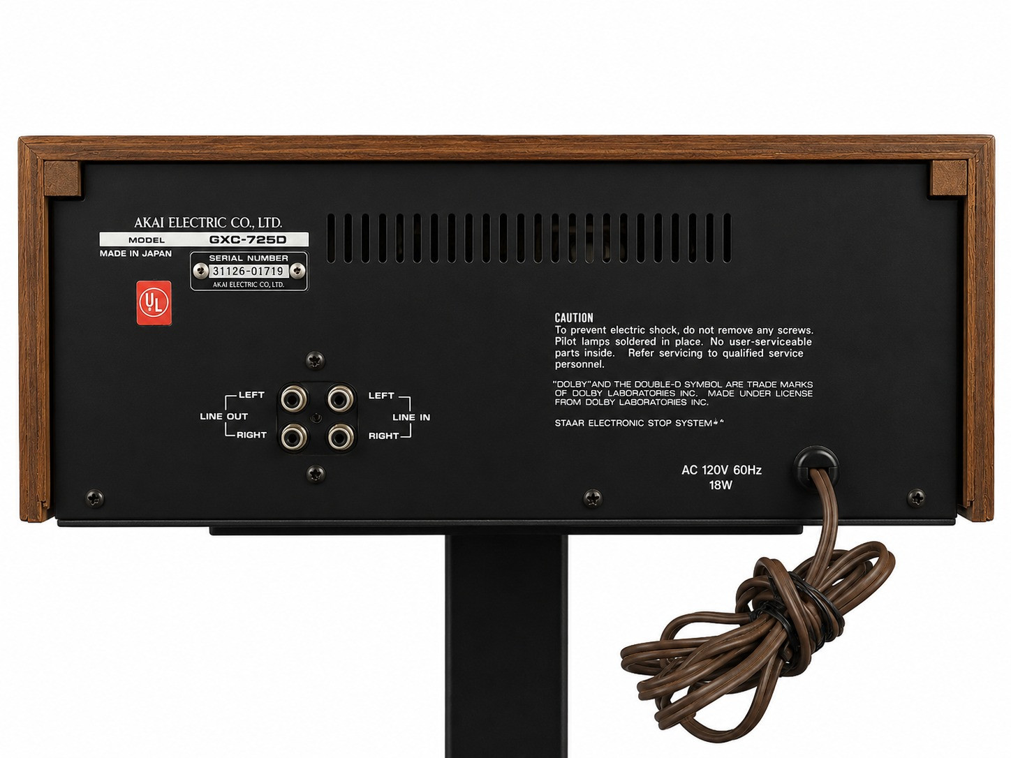 Akai Electric GXC-725D Stereo Cassette Deck