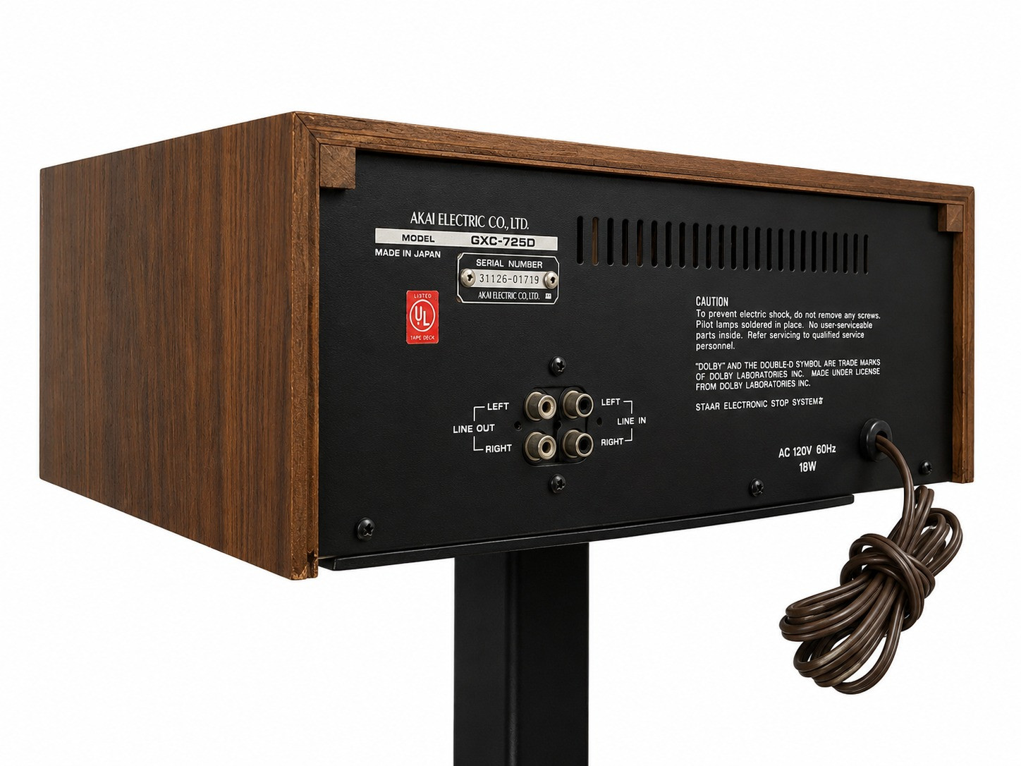 Akai Electric GXC-725D Stereo Cassette Deck