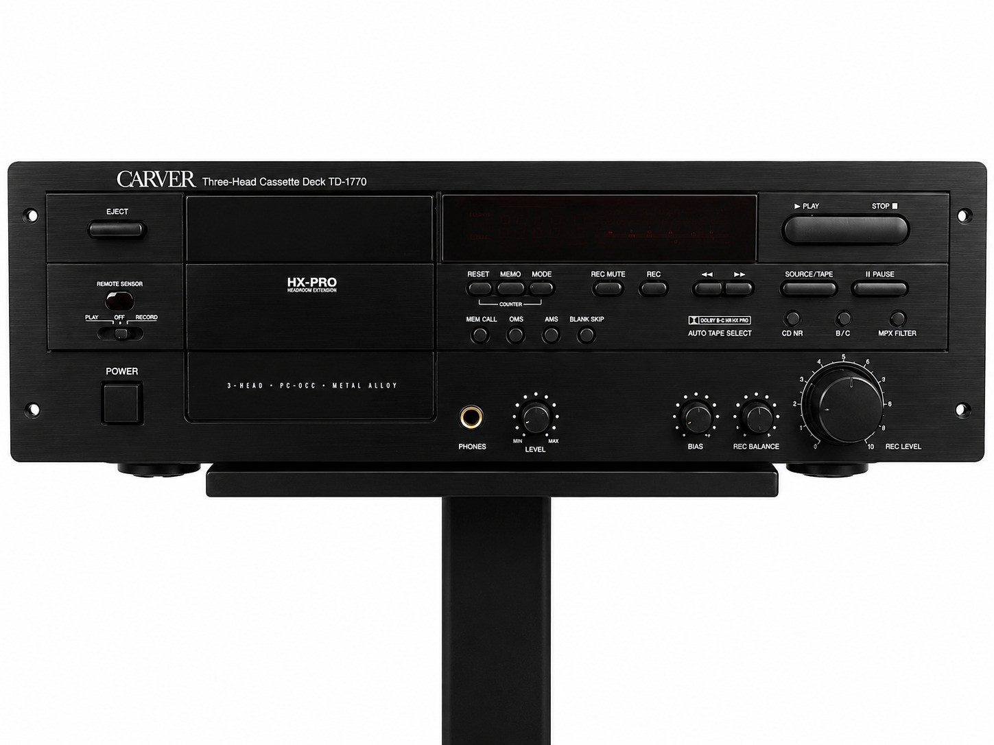 Carver TD 1770 three head cassette deck