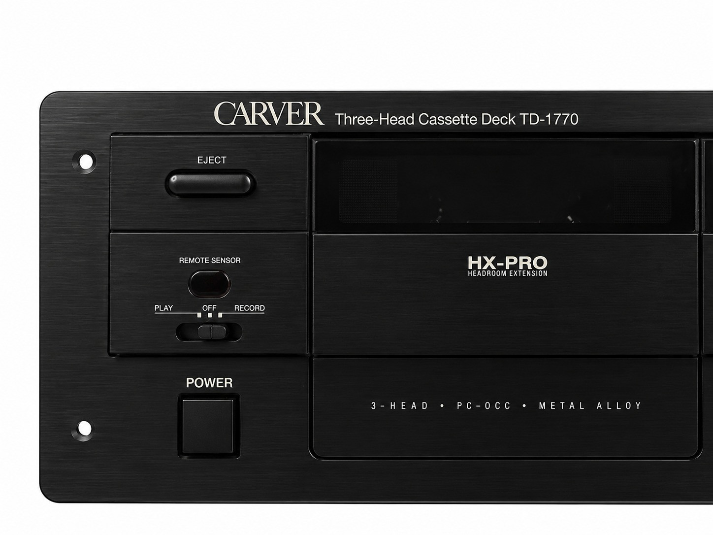 Carver TD 1770 three head cassette deck