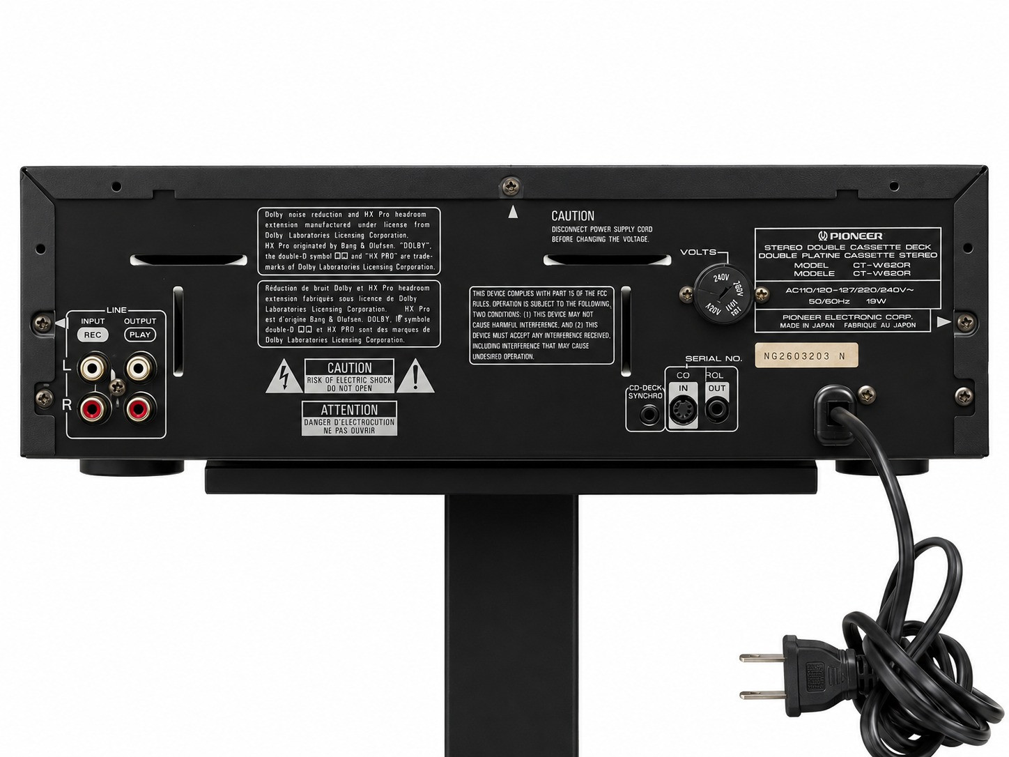Pioneer CT-W620R