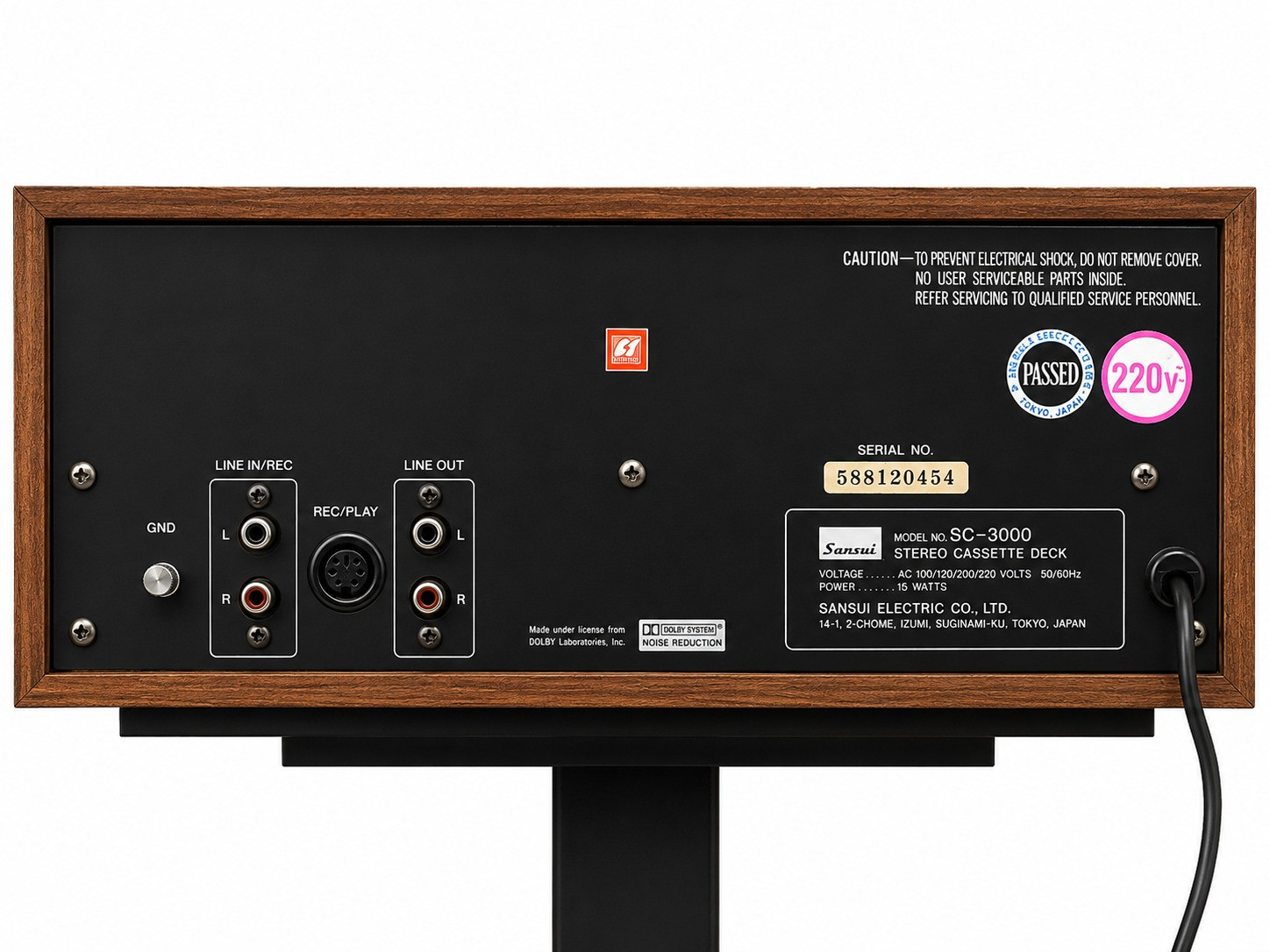 Sansui SC-300 Stereo Cassette Deck
