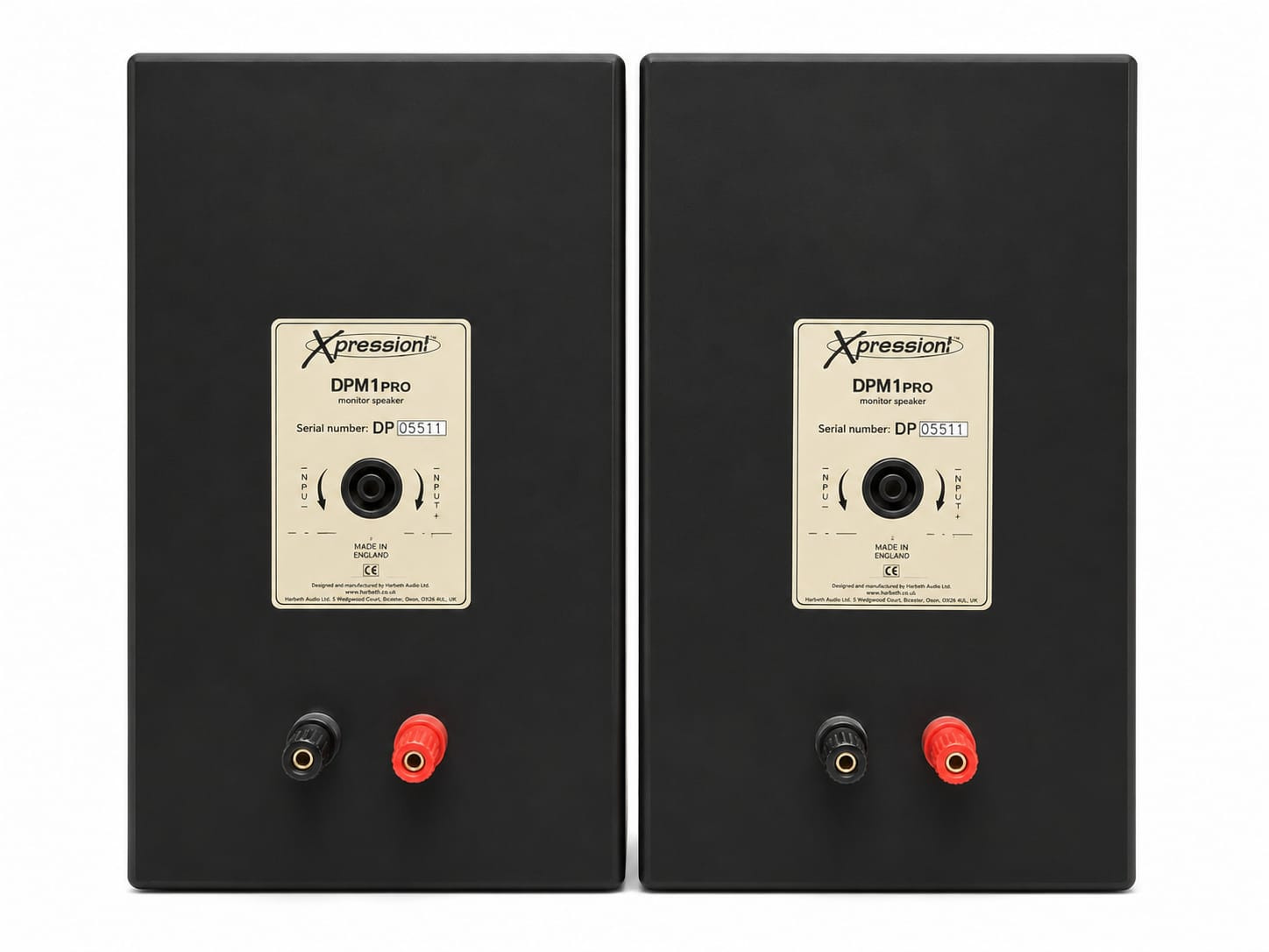Harbeth DPM 1 pro speakers