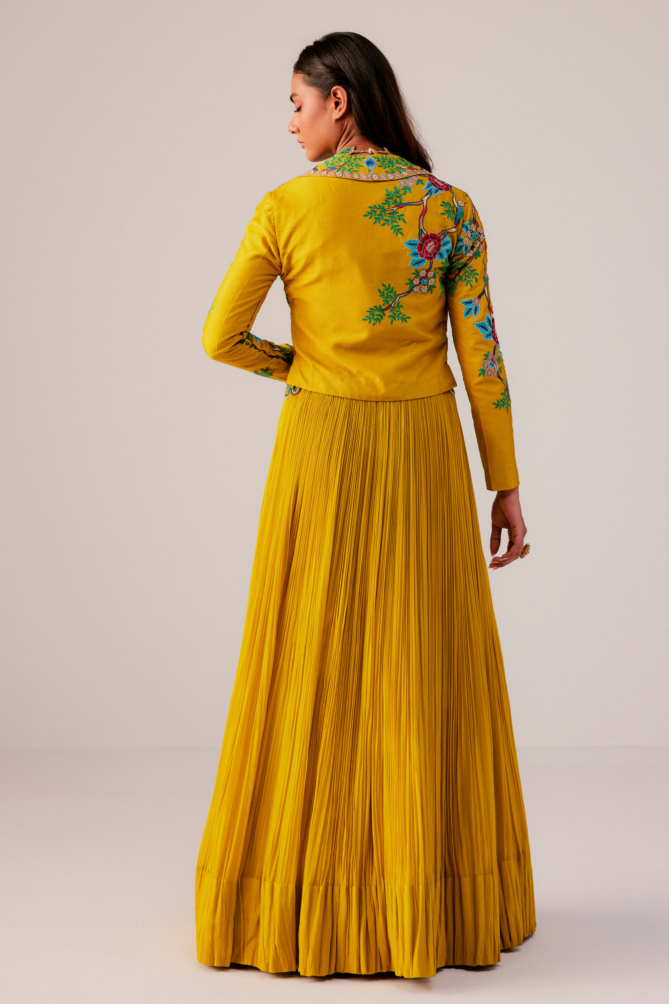 YELLOW LEHENGA SET