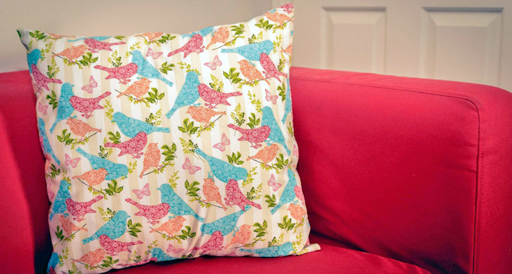 LEARN TO SEW CUSHIONS. STEP BY STEP TUTORIAL