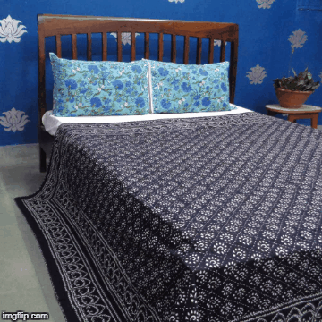 Bagru Vegetable Dyed Kantha
