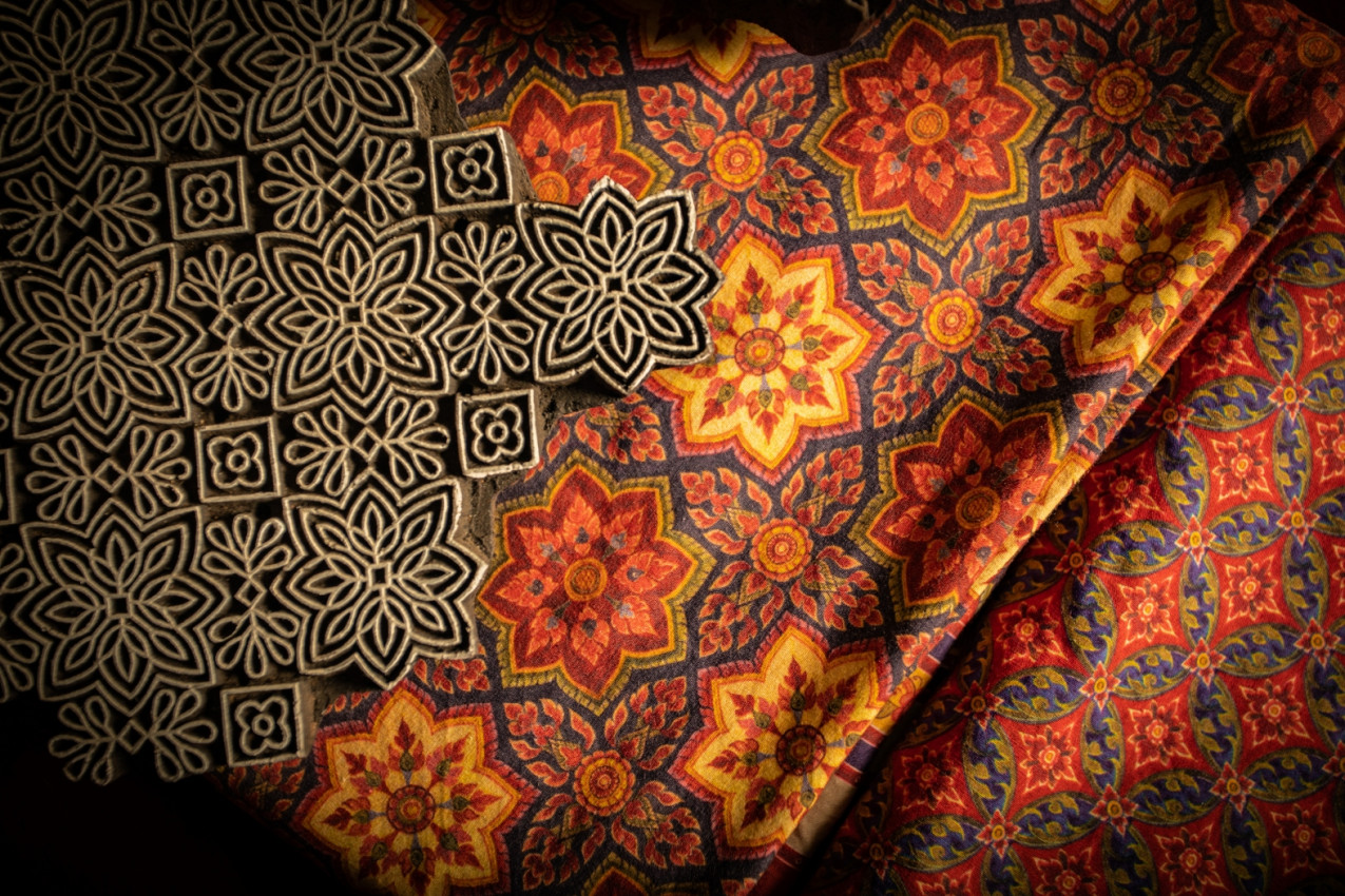 Hand Block Printed