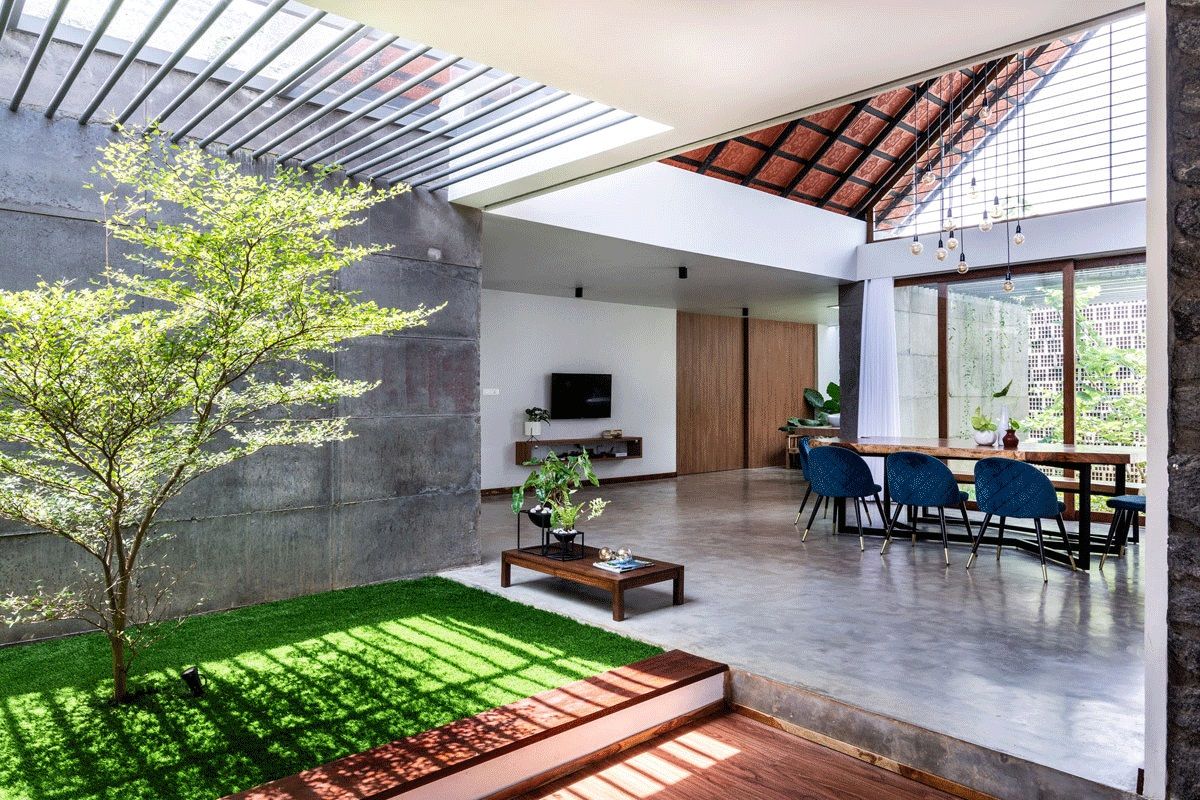 A modern minimalist and cozy house at the same time