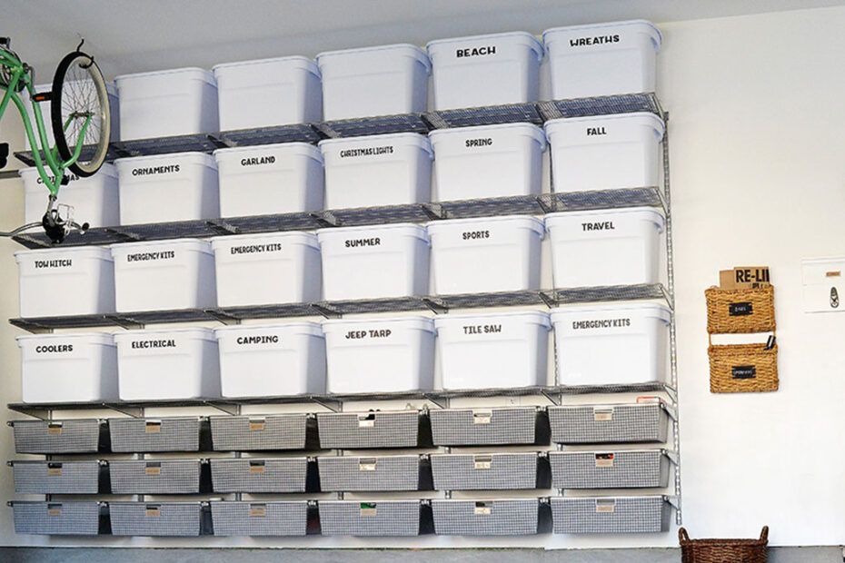 How to organize a storage room and keep it tidy