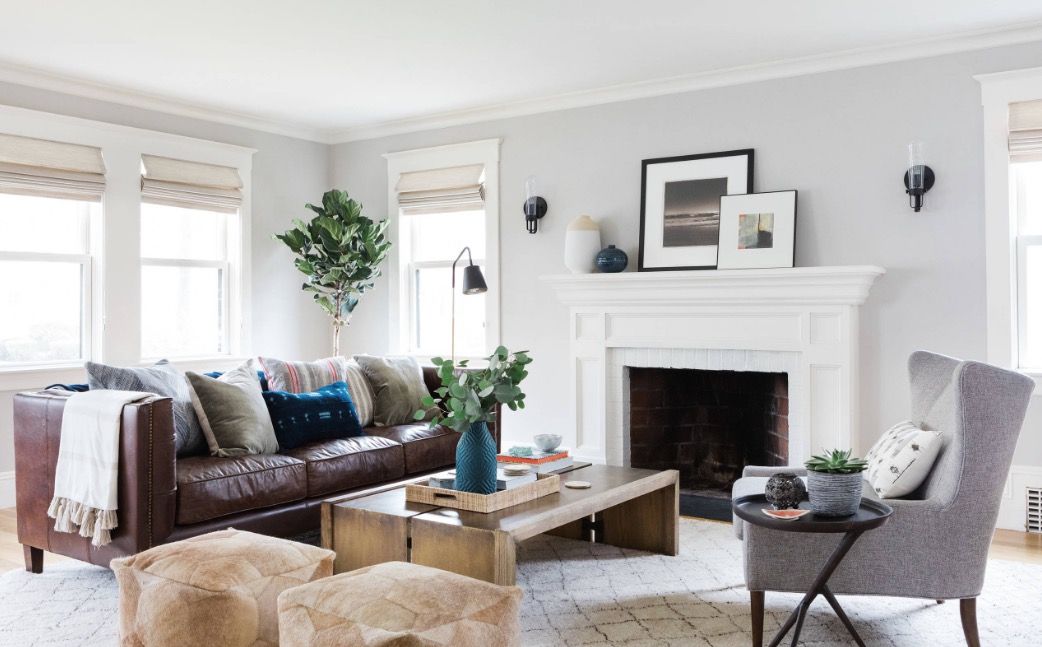 Low cost decoration for the living room