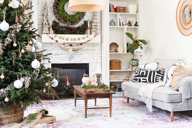 Details to decorate the house at Christmas
