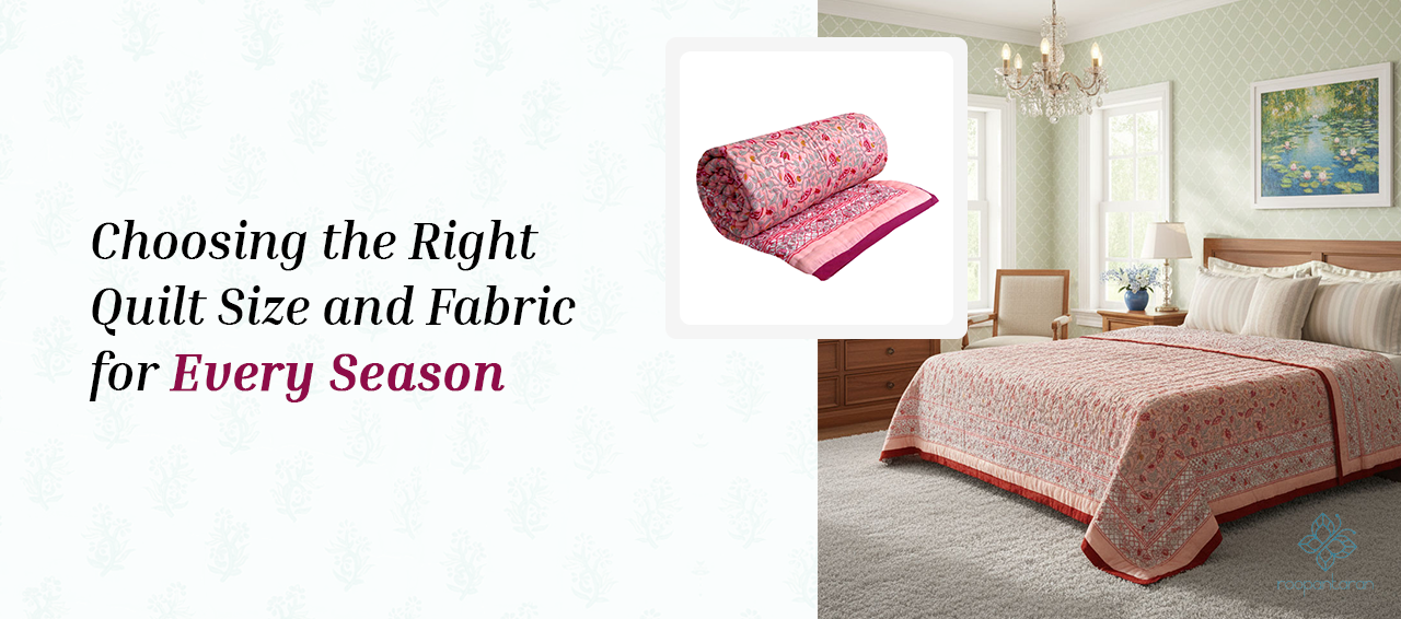 Right Quilt Size and Fabric