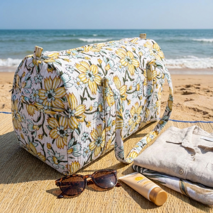 Handmade Duffle Bag
