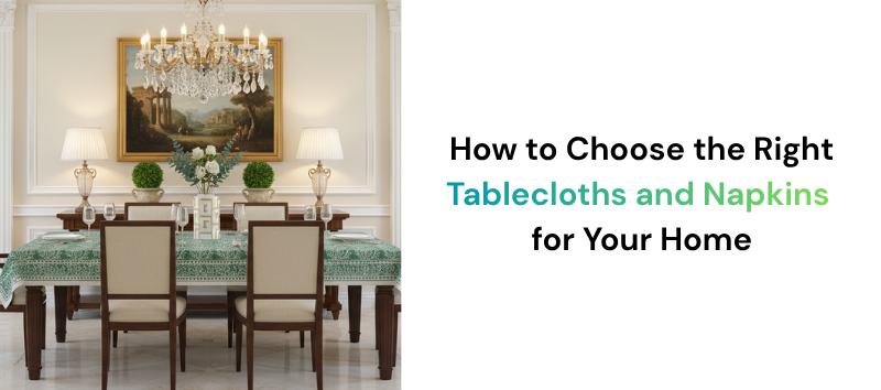 Right Tablecloths and Napkins for Your Home