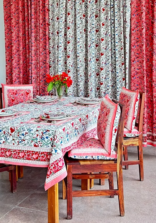 Block Printed Fabric Decor Ideas