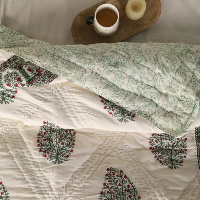 Hand Block Printed Quilts