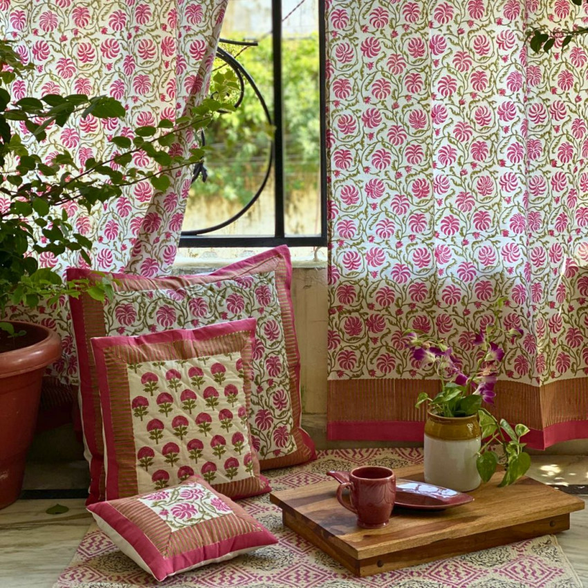 Block Print Fabrics for Home Decor