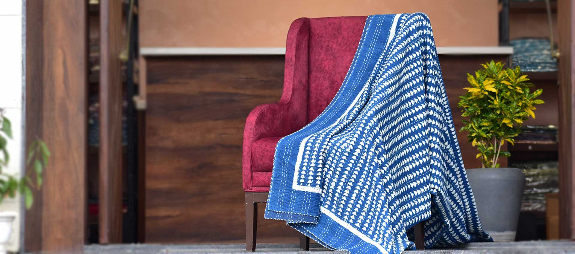 Kantha Throw Queen Size