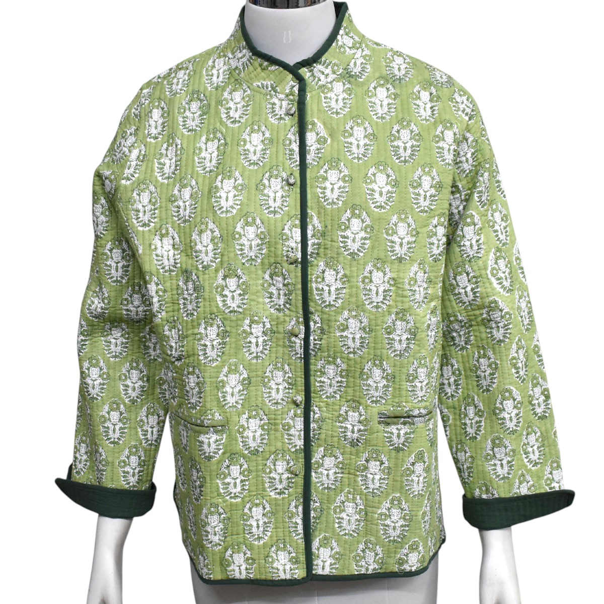 Quilted Jacket Size Short Length Boota Celadon Green Gud 100673