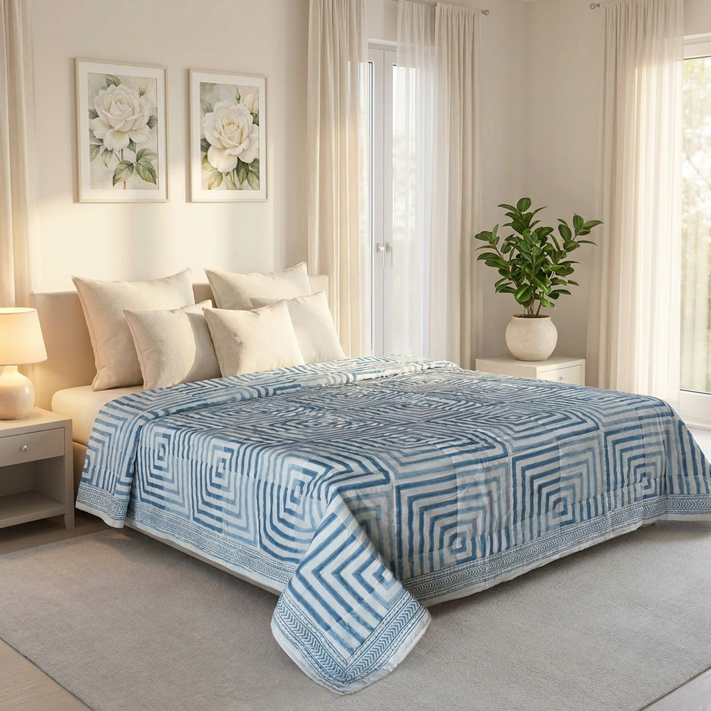 Quilted Bedspread Queen Size  100782