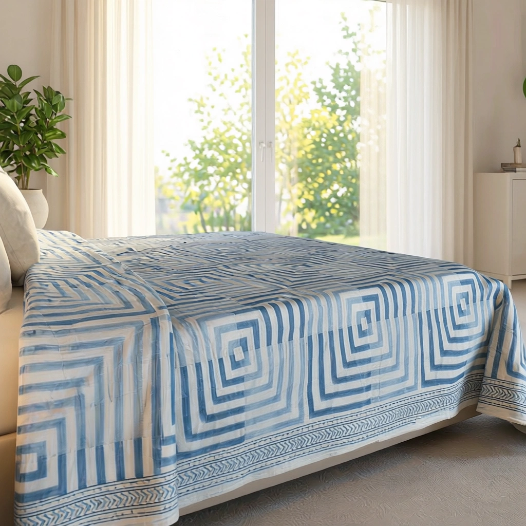 Quilted Bedspread Queen Size 100782