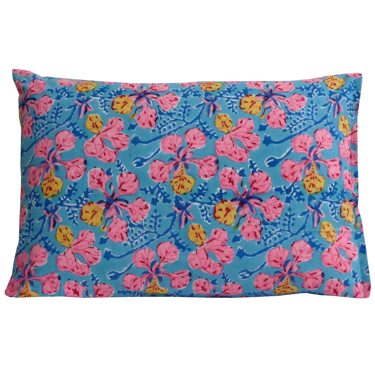 Hand Block Printed Cotton Pillows Cover 50x70 cm Set of 2 Gulmohar Gud 207625