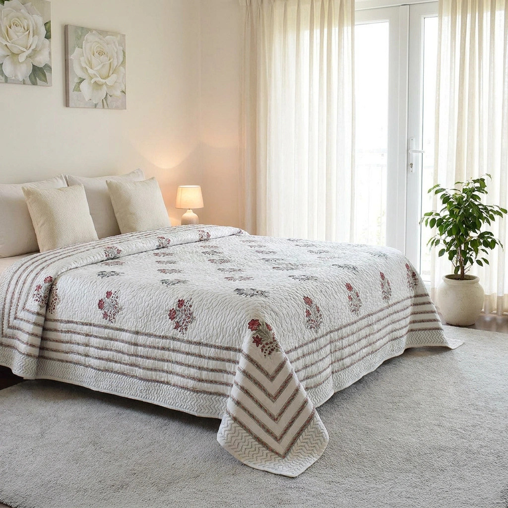 Quilted Bedspread Queen Size 202415